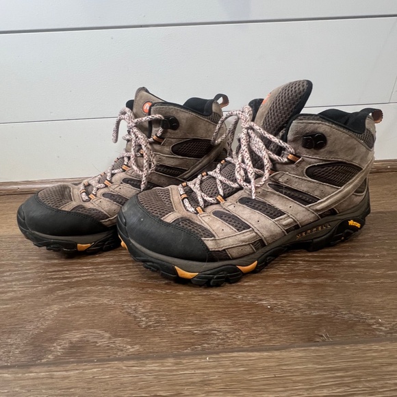 Merrell Men's Moab 2 Ventilator Mid Suede Hiking Boots Size 12 W [J06045W] - Picture 1 of 8